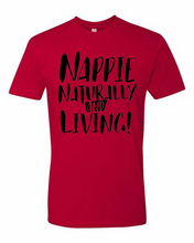 Load image into Gallery viewer, Men&#39;s Nappie Naturally and Living T-Shirt
